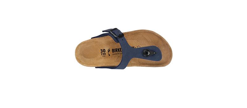 Birkenstock Birkibuc Regular Gizeh Børn Mørkeblå | DK 152JPQ